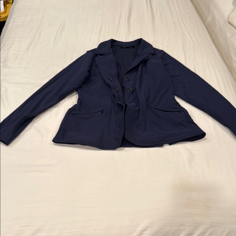 Kids Navy Horse Showing Jacket